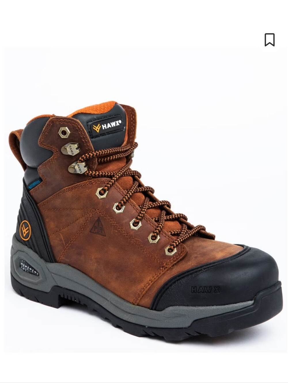 Hawx Men's 6" Lace-To-Toe Work Boots - Soft Toe